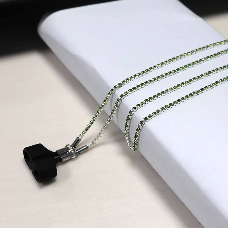 Wireless Headset Anti-lost Chain Magnetic Stainless Steel Headphones Necklace Chain For Earphone