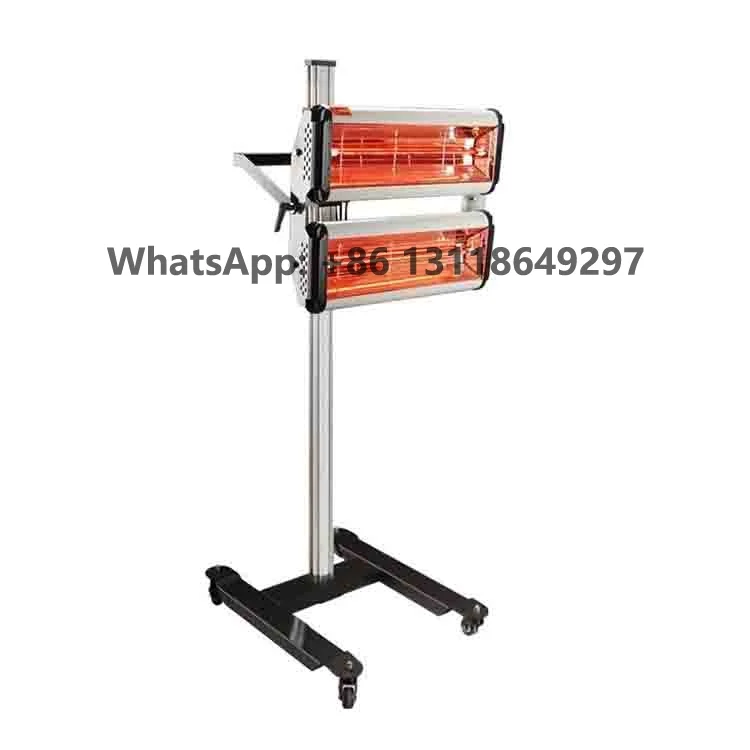 Digital Display Car Maintenance Infrared Dryer Heater for Paint Light Car Body Repair Panel Infraraed Lamp Garage Equipment