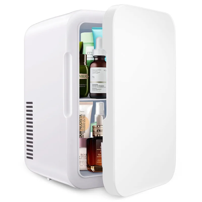 Custom Cute 6 Litre Frigo Mini Table Top Cosmetics Office Fridge Make Up Small Skincare Beauty Refrigerator For Bedroom Portable