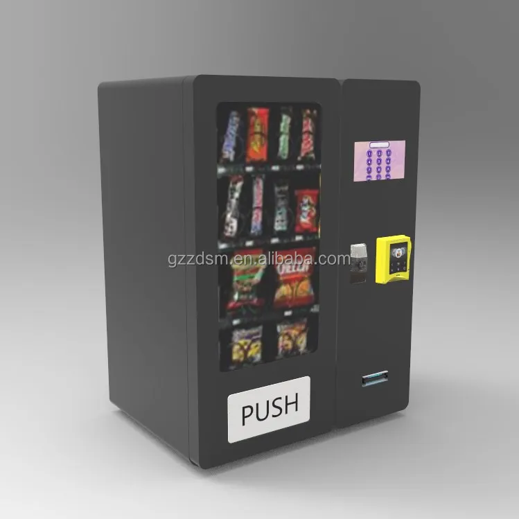 Новая модель настольный умный торговый мини-спиральный лоток Zhongda автоматический автомат для закусок