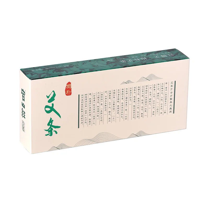 
Wholesale Chinese traditional herbal green moxa punk weed moxa stick rolls for moxibustion therapy 