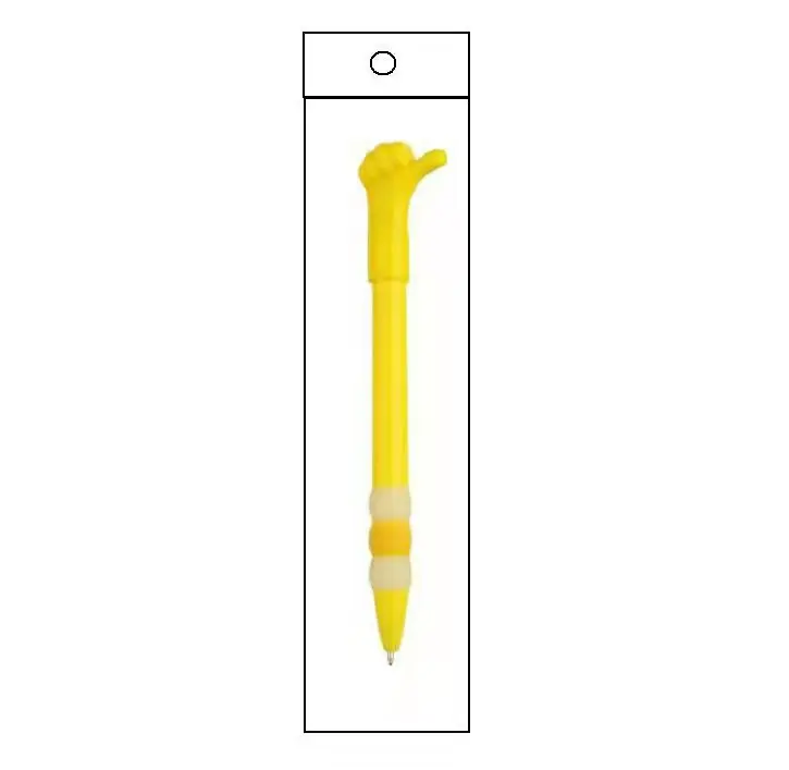 Большой палец детская цилиндрическая ручка прекрасный шариковая оптовая цена розовый оранжевый желтый фиолетовый синий зеленый