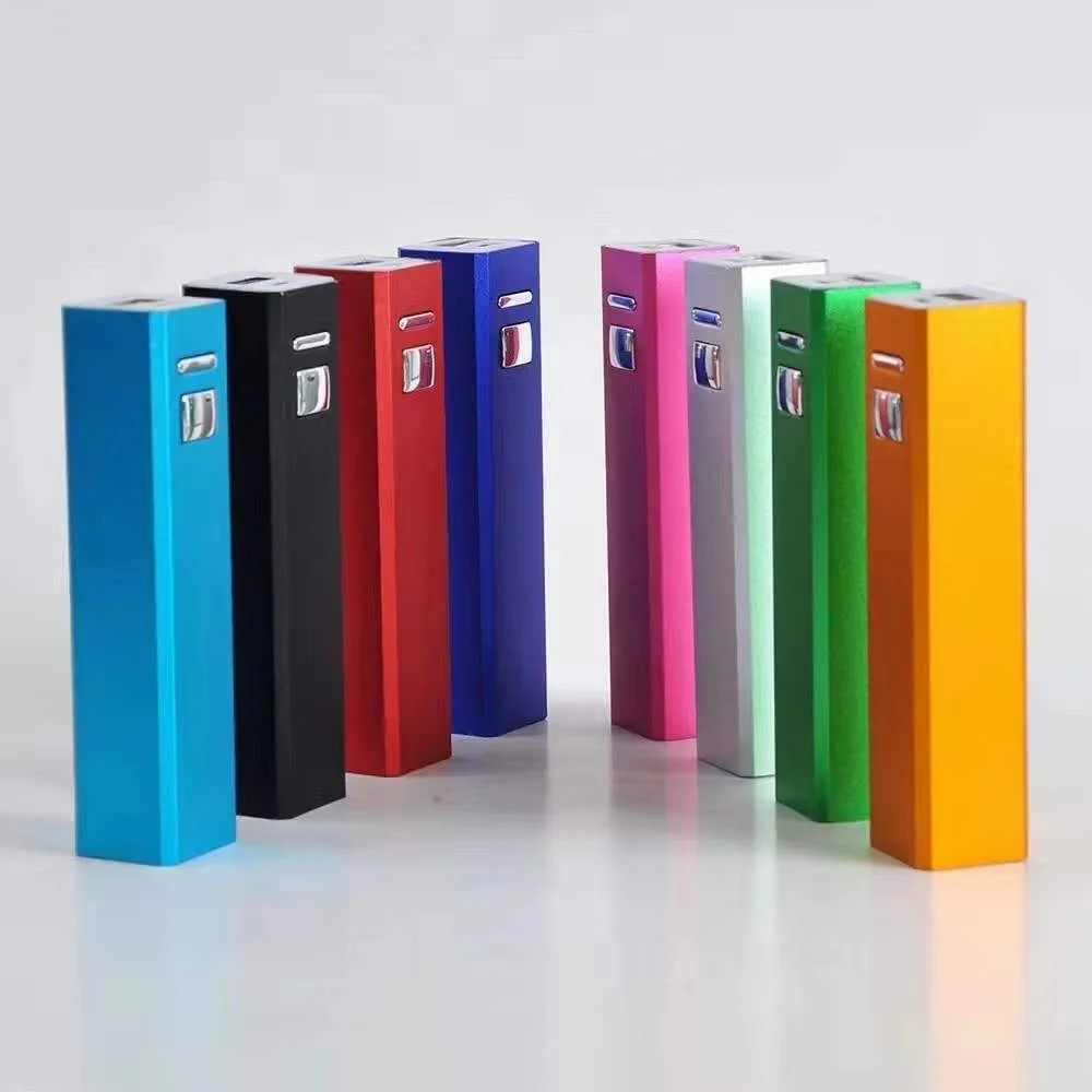 Ready To Ship Best Gift Power Bank Powerbank Free Sample Mini Power Banks 2600mah  Portable Usb Charger For Smart Device Bank