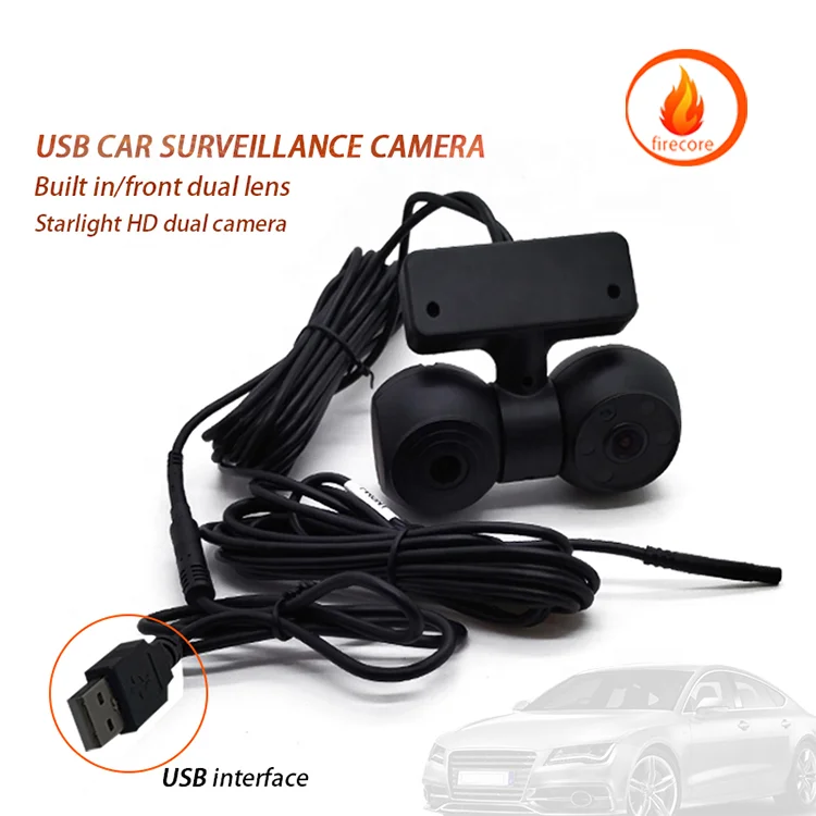 Firecore H-101 Patent Design 360 Degree Small Mini Wi-Fi 1080p Surveillance Security Hd Night Vision Motion Camera For Taxi