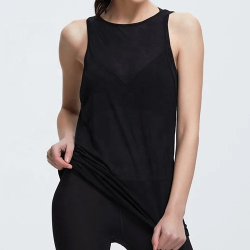 wholesale Custom logo print design Sleeveless men hoodie Tank Top / Sport Fitness tank top