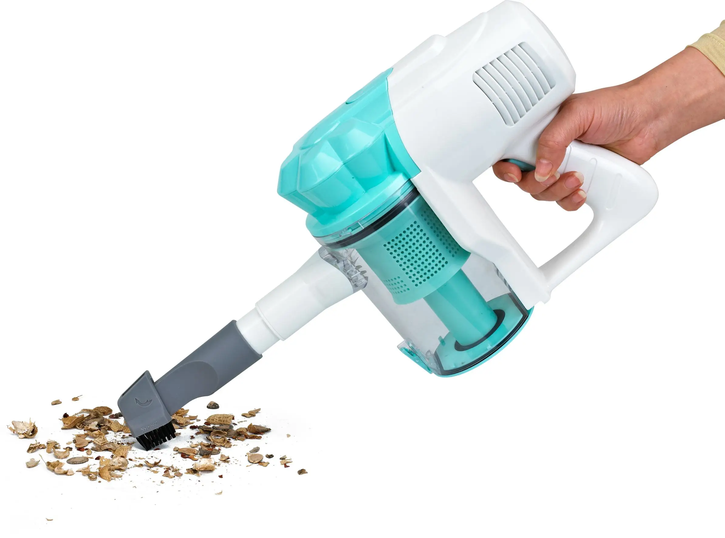 Lightweight Electric Brooms, 20Kpa Powerful Suction 4-in-1 Portable 600W Bagless Mini Hand Vac for Home Pet Hair Hard Wood Floor