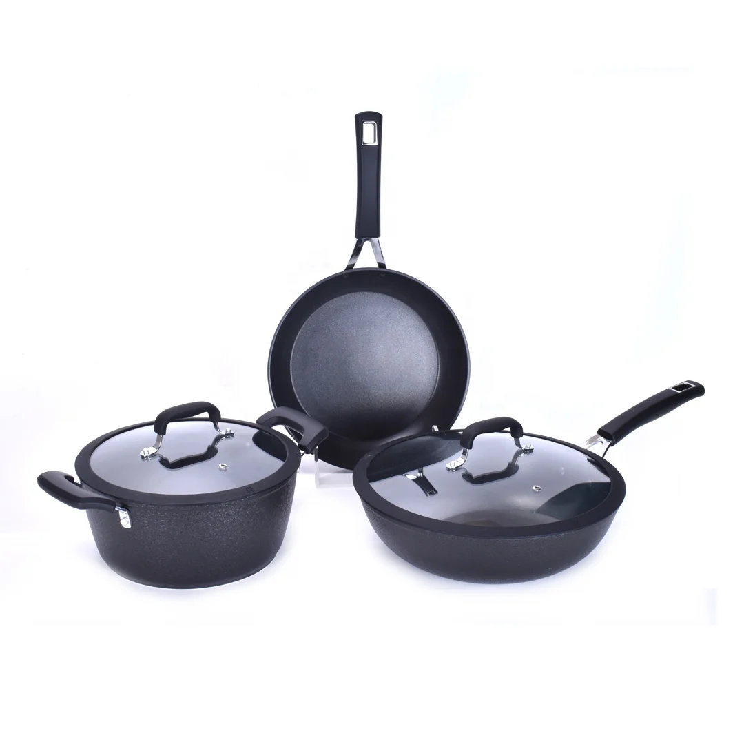 Top sale and cheap aluminum cooking pot cookware set