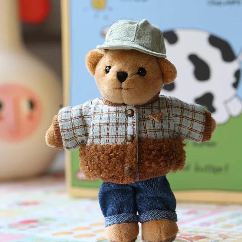 New Small Plush Bear Doll Costume Clothing Stuffed Animal Outfit Overcoat Coat Cute Clothes for Plush Toys