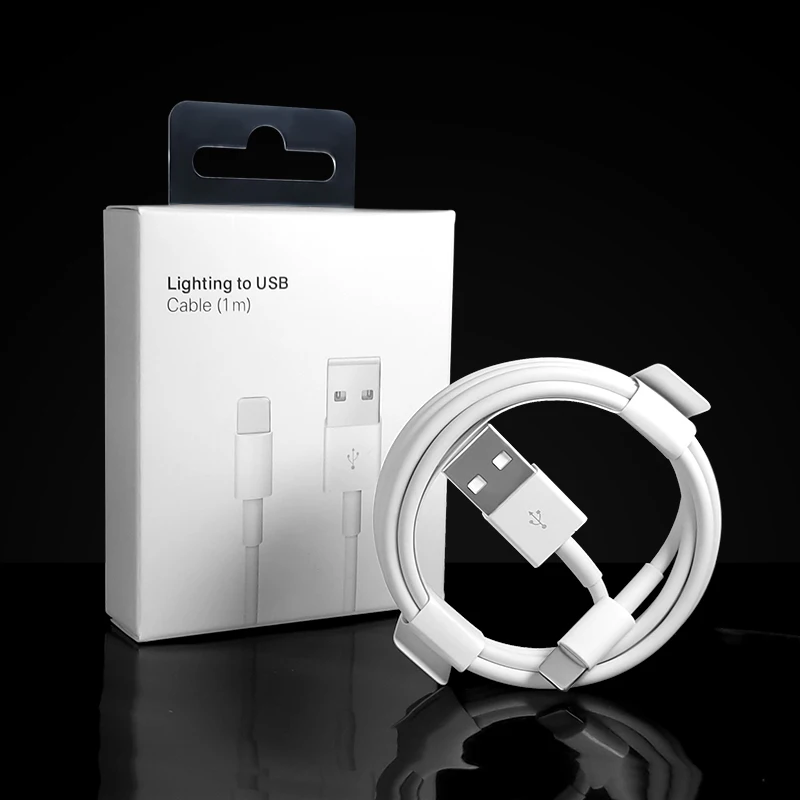 1m 3ft 2m 6ft foxconn e75 USB Cable for iphone 13 12 11 fast charger USB data cable for apple computer cable