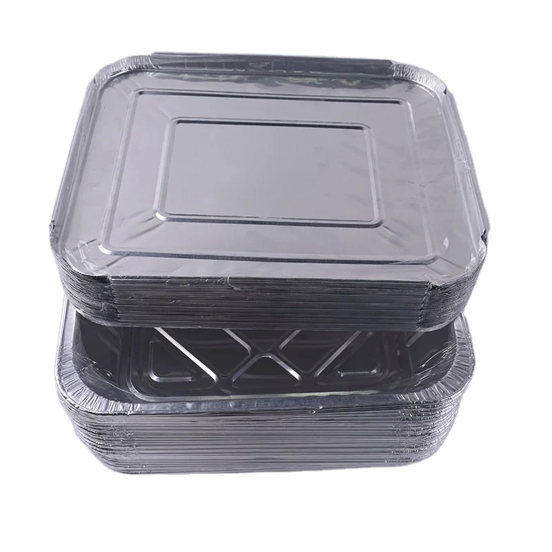 25 упаковок от производителя, алюминиевый одноразовый контейнер из фольги для глубокой упаковки пищевых продуктов