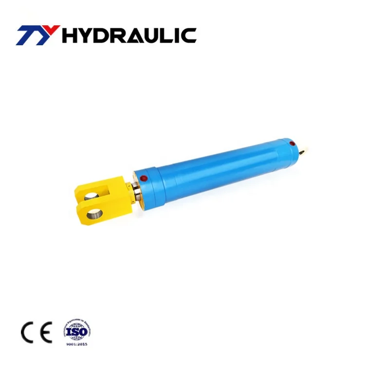 Two way small mini piston hydraulic cylinder price with rod hoses seal for barber chairs