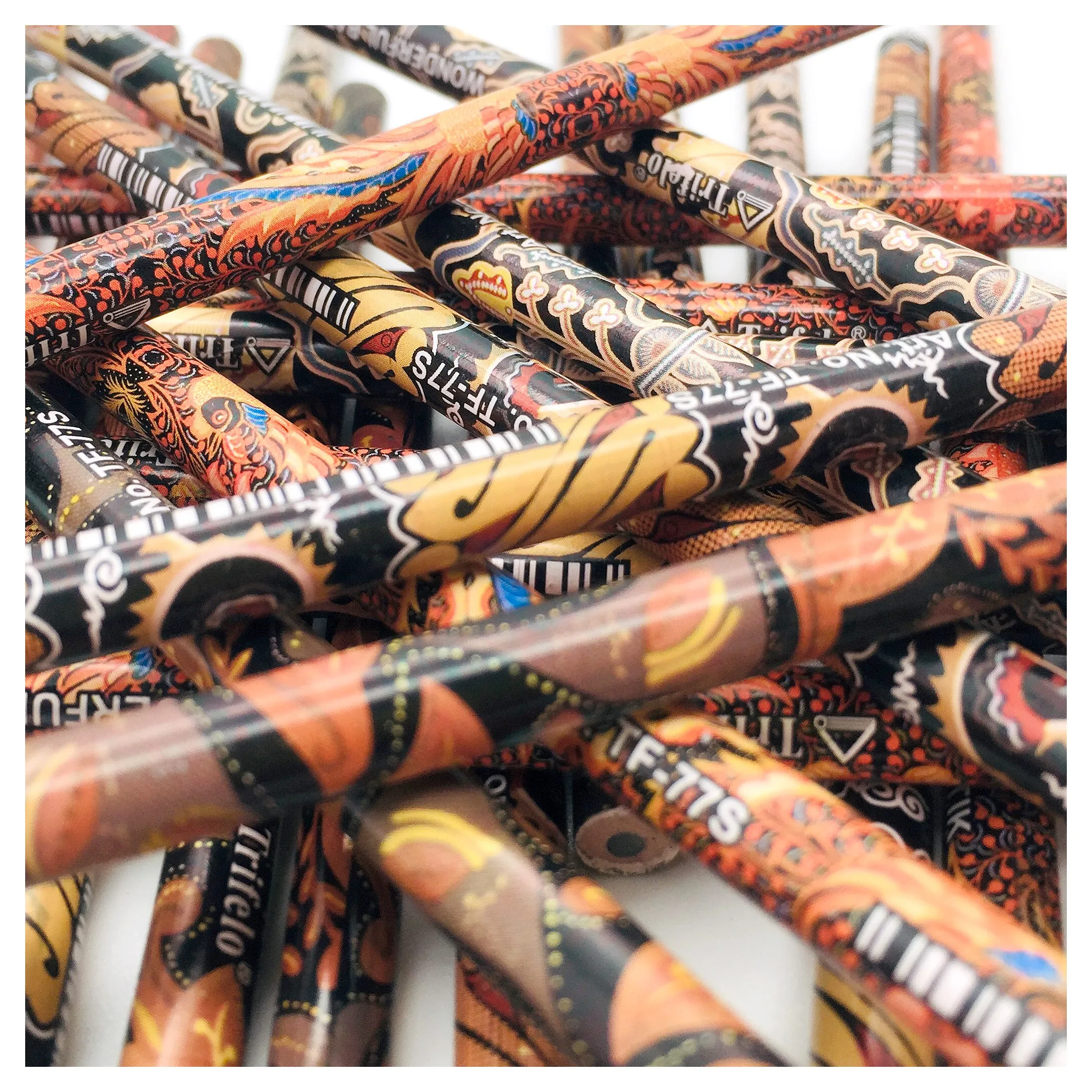 Wood pencil heat transfer film