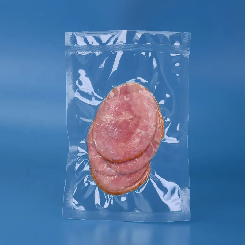 Heat Seal Food Plastic Fish Meat Packaging Nylon Vacuum Bag