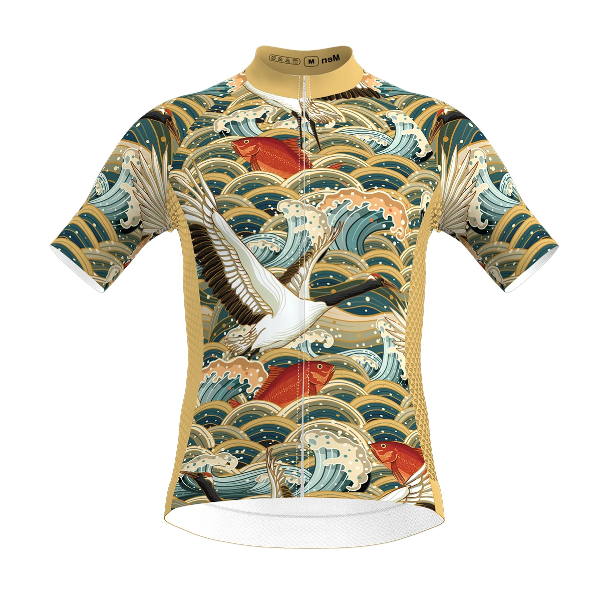 HIRBGOD Mens Pro Team Cycling Jersey Best Shirts For Cycling Full Color Dye Sublimation Print Bike Wear Clothing