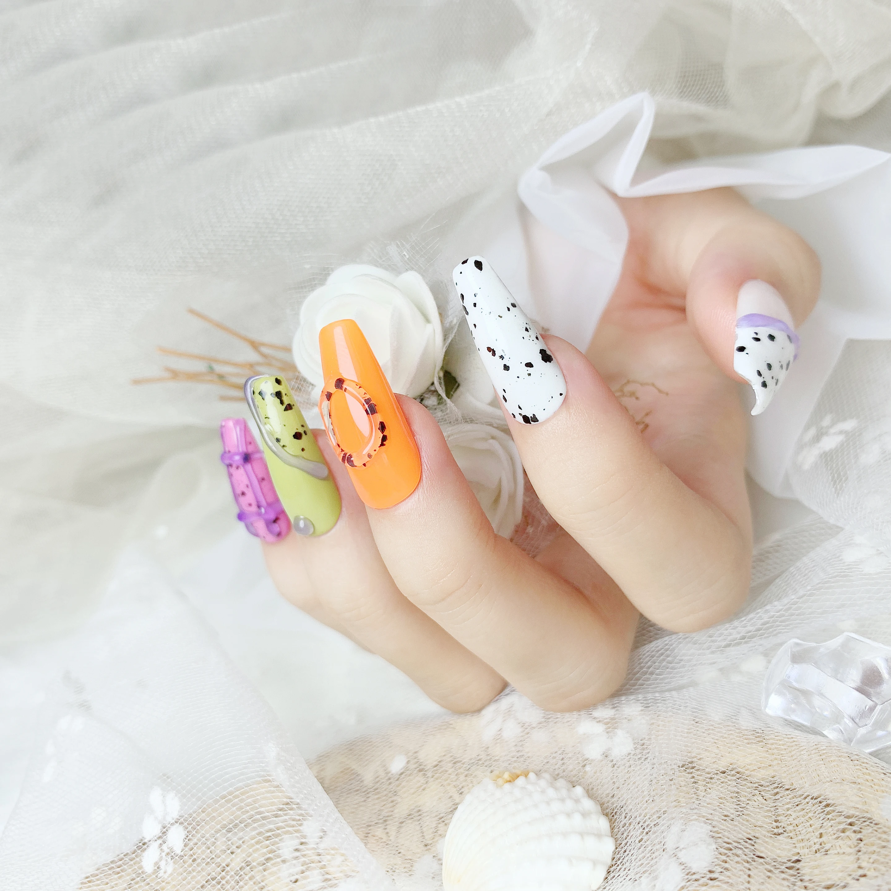 Tenteu Nail Art DIY 3d 5d Korea Style Candy Color gel nail polish OEM private label design wholesale high quality