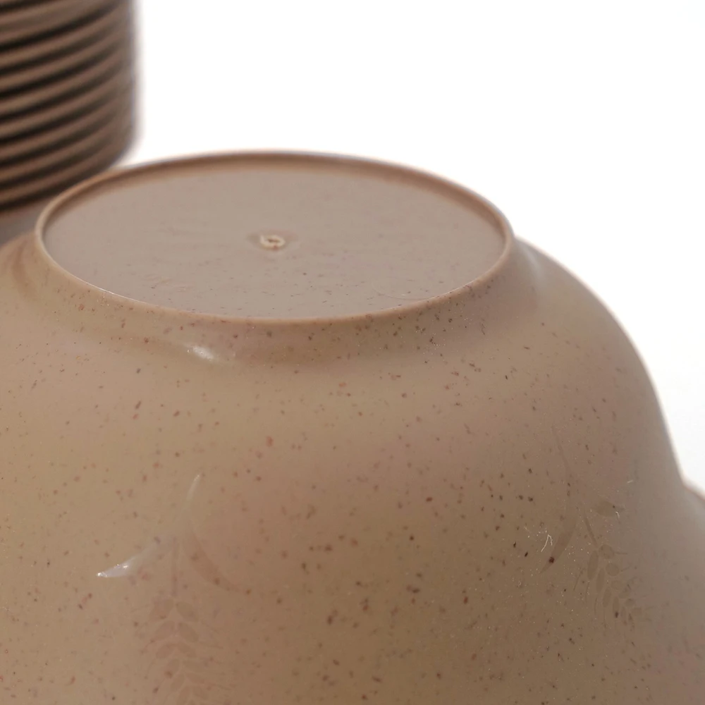 Disposable rice husk soup bowl perfect for catering events takeout applications durable and biodegradable sustainable choice