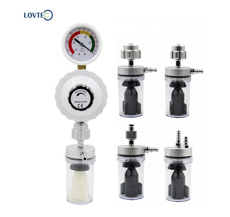 Lovtec Newest Medical vacuum devices  vacuum valve suction regulator pressure Adjust with safety bottle