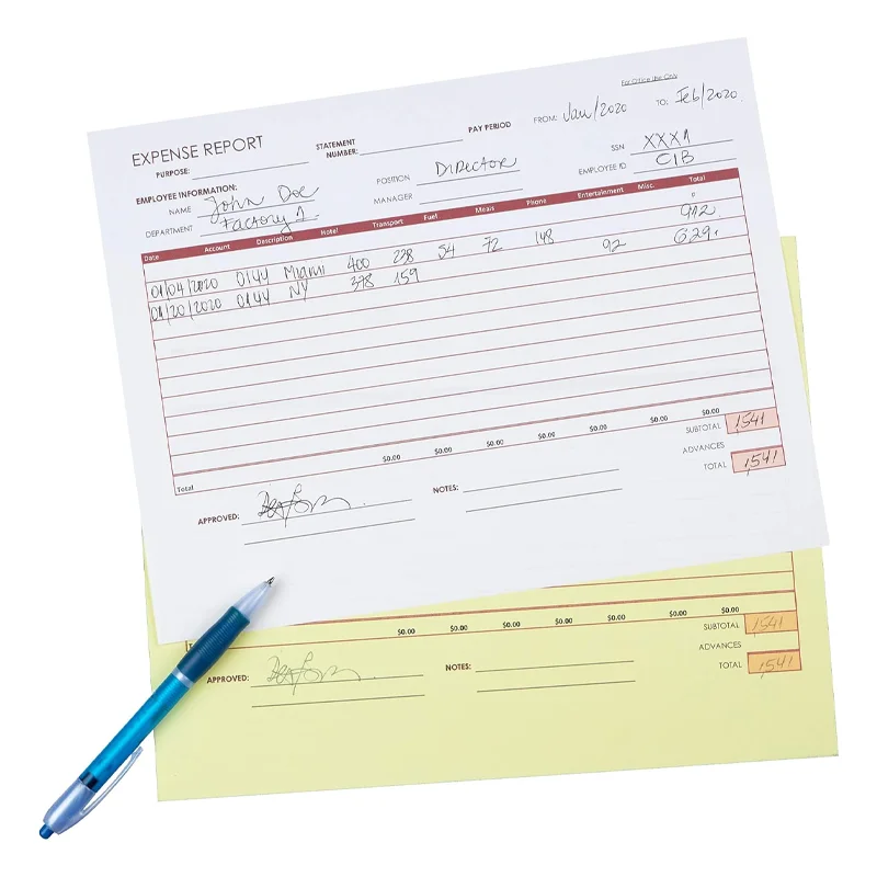 Carbonless Computer Printing Paper China Manufacturers Carbonless Copy Paper (NCR Paper) for Bank Use