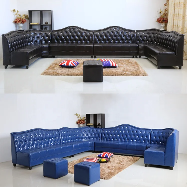 (SP-KS433) современный дизайн, наборы для ресторанов, кожаная мебель, сиденье, секционный диван для гостиницы, гостиной