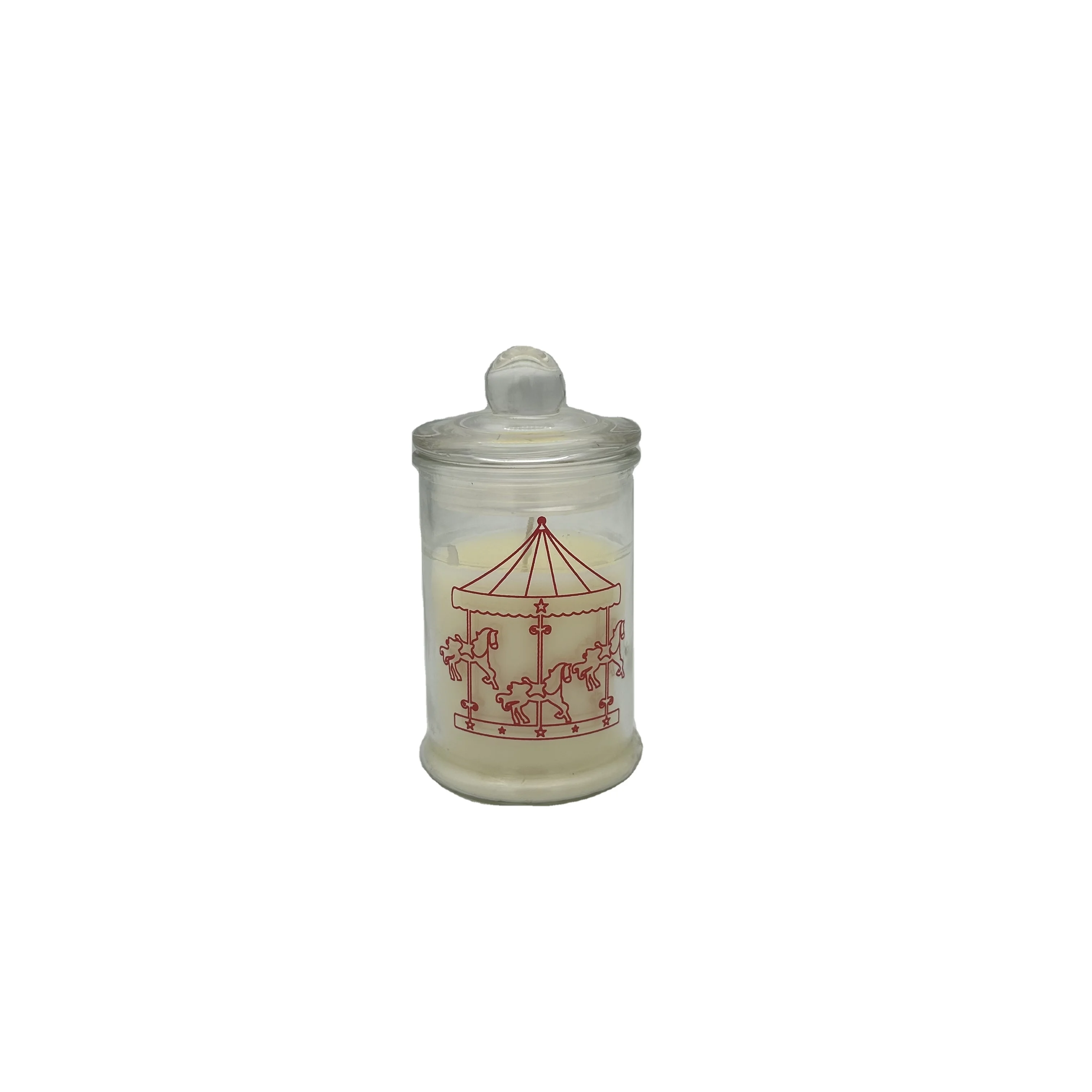 Neutral Ceramic Cup Christmas Deer Candle Cup Handmade Soy Wax Scented Candle