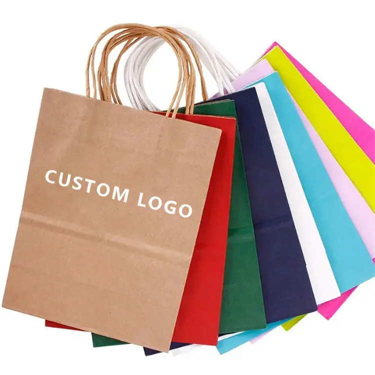 Hot Selling Biodegradable Cheap Price Customised Luxury Recycled Shopping Handle Paper Bag For Clothes Shoes