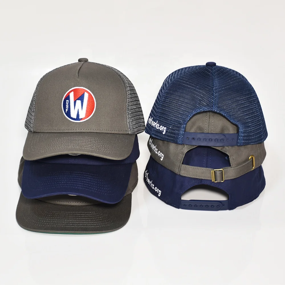 Custom embroidery logo spring summer breathable net hot sale cotton water proof baseball outdoor sports cap hat for men women