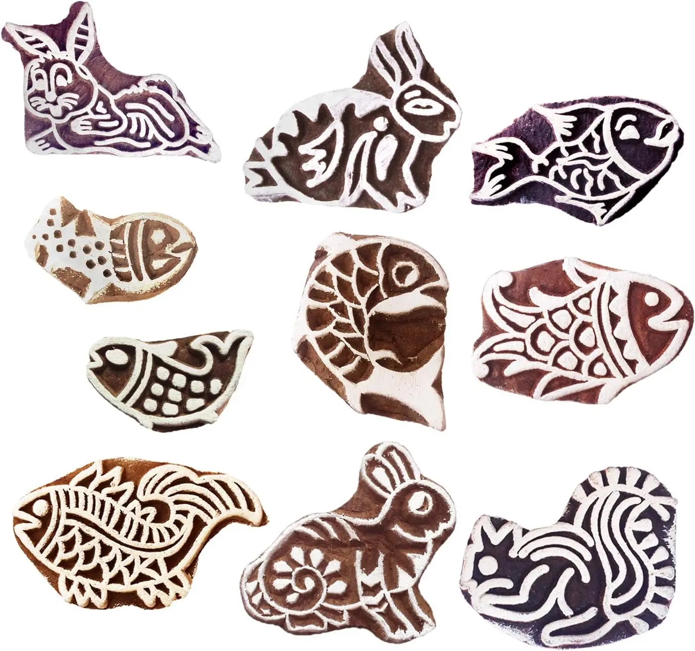 Manufacturer promotional high quality custom new style wooden henna mehndi stamp henna stamp instant henna tattoo stamp