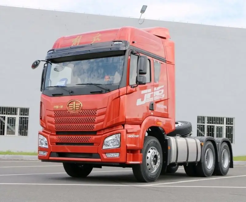 LHD FAW JH6 Left Hand Drive 460 Horse Power 100 Tons 6x4 New Condition Diesel Fuel Tractor Trucks Head