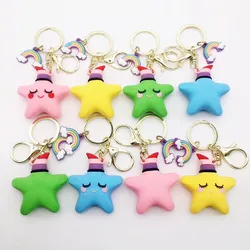 rubber small duck key chain cheap custom pvc key chain small order key chain rubber 3d