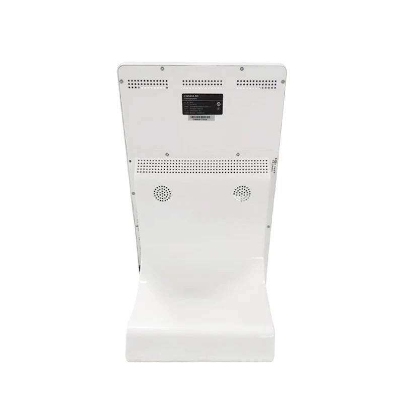 All-in-One free-standing pedestal capacitive touchscreen countertop kiosk