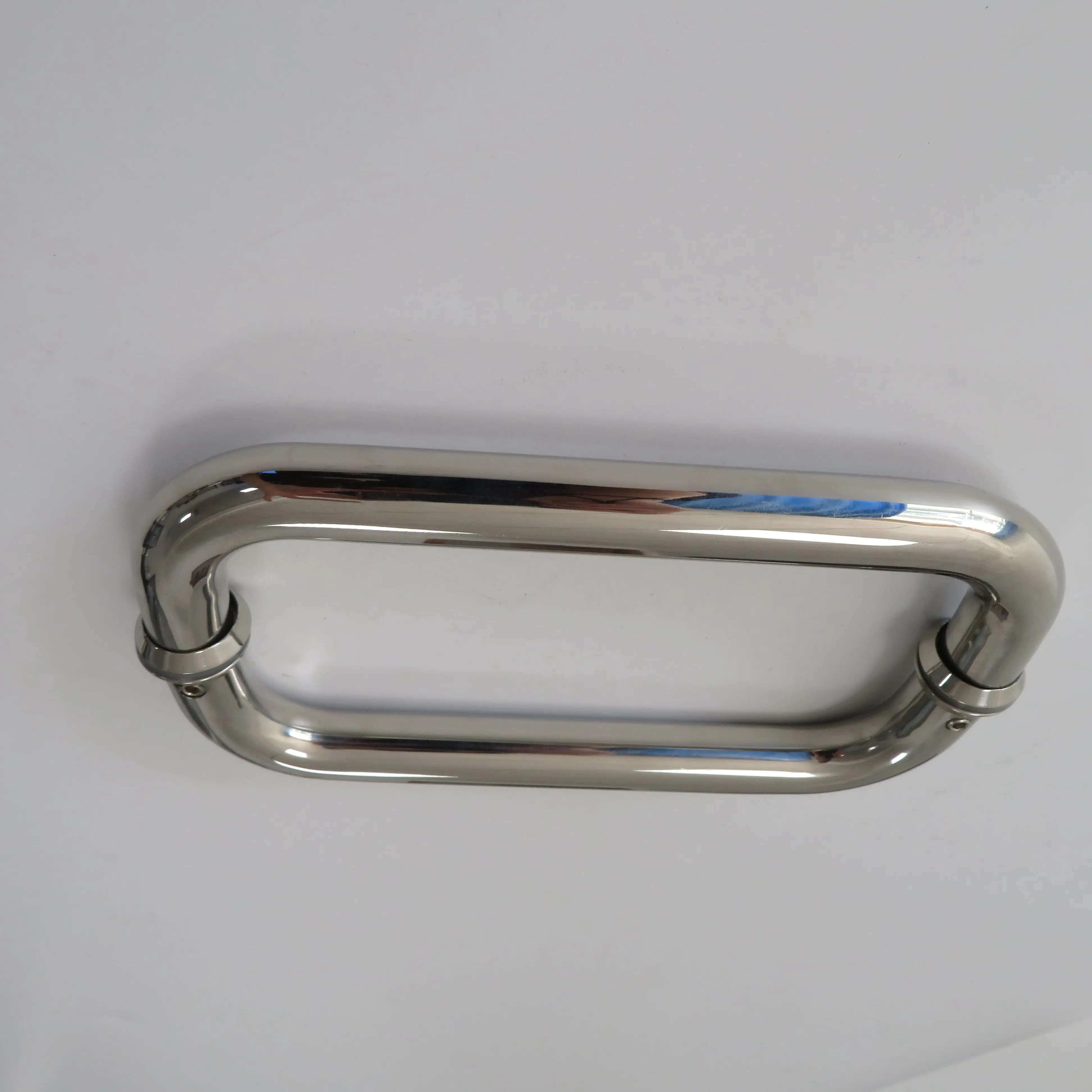 Custom stainless steel Pull and Flush Barn Door Handle Set Glass door doorknob