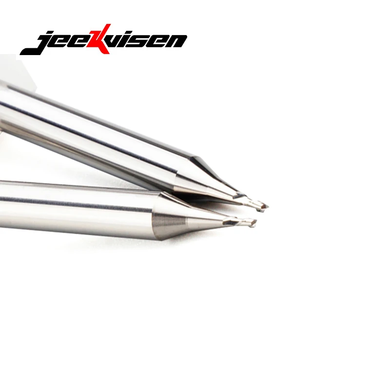 End Mill Cutting Tools 2-Flute Micro Diameter Milling Cutters for Aluminium 0.6-1 Mm High Quality
