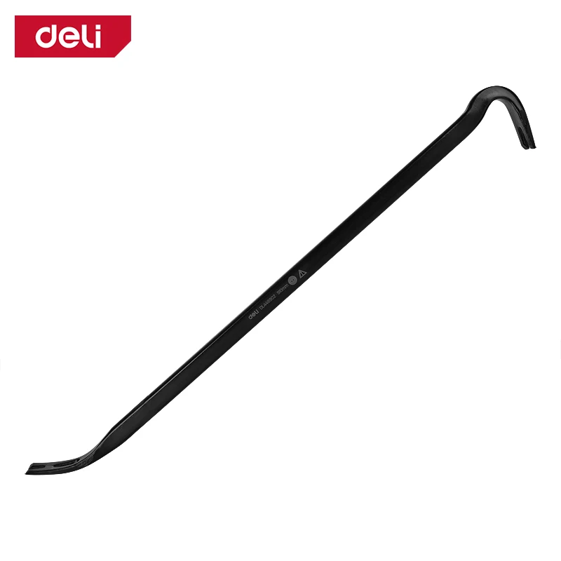 Deli EDL448902 Crowbar, crowbar, special steel, high hardness, flat head bar, crowbar, thickened, heavy-duty sprayer, crowbar