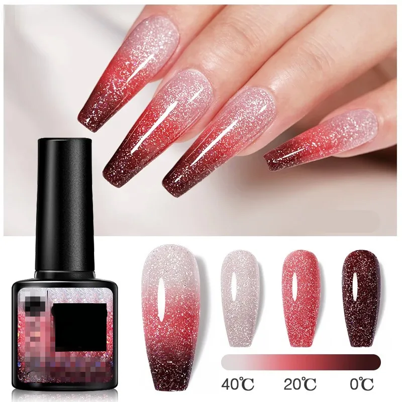 Nail polish, iridescent aurora snow soak, long-lasting varnish, ultraviolet rays