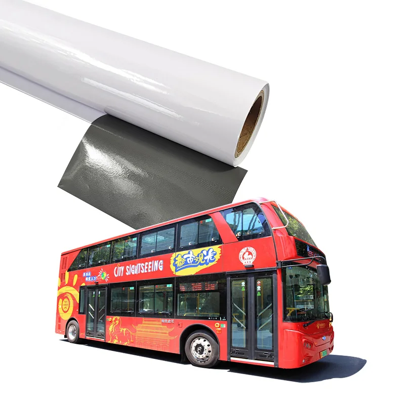 Экологичный белый самоклеящийся виниловый рулон, УФ-материал для печати, ширина 0,94 м, винил