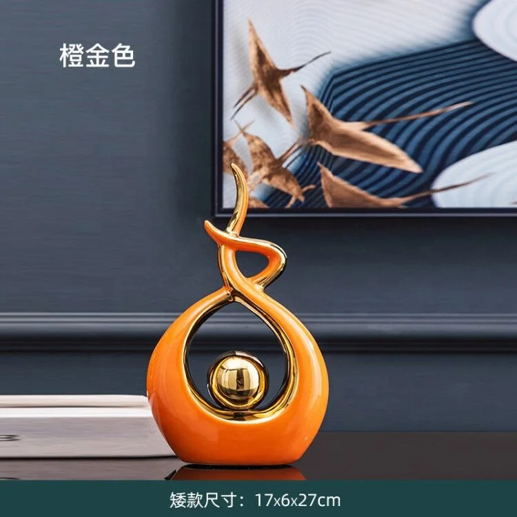 European luxury high-end decoration living room wine cabinet TV cabinet entrance handicrafts Home accessories handicrafts