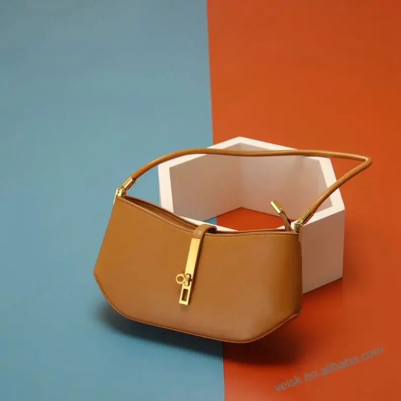 Jelly One-Shoulder Armpit Handbags Online Shopping Personalized Logo French All-Match Solid Color Handbags