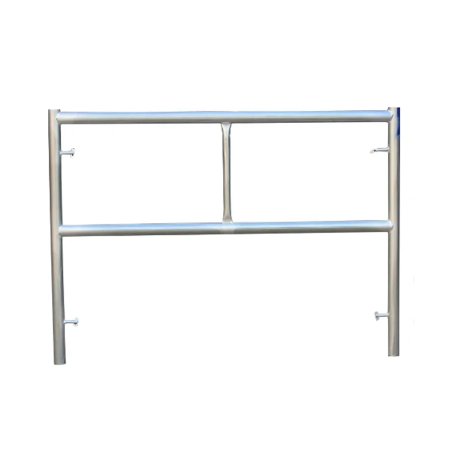 Galvanized Construction Q235 Steel  Frame Scaffold System For Sale