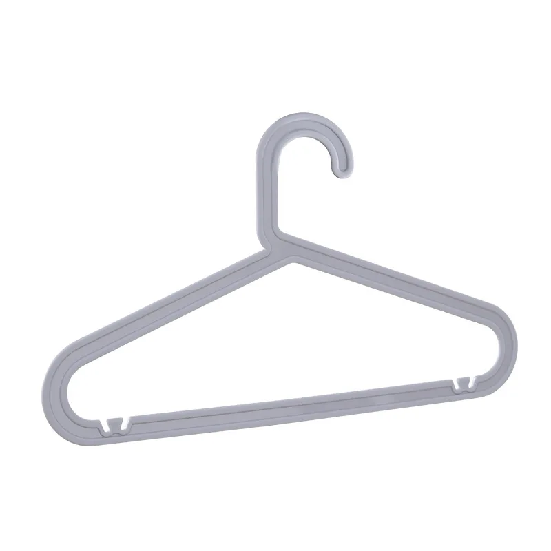 Factory Heavy-Duty Thick Plastic Hangers Multi-functional Flexible Wardrobe Clothing Wholesale Hangers