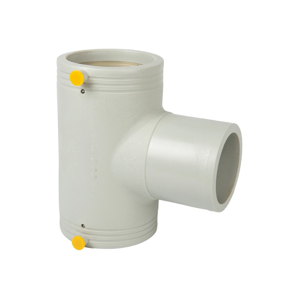 PE-RT Water Pipe Fittings Butt Fusion Plastic Equal Tee 3 Way Tee for plumbing system