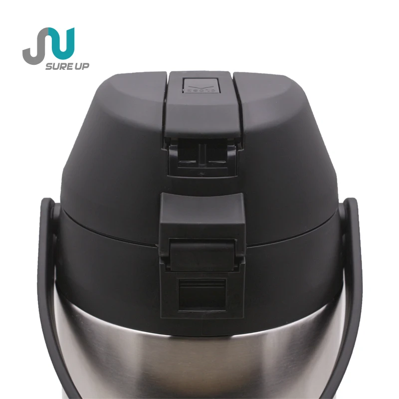 2.5L Thermos Airpot Pressure Jug Double Wall Stainless Steel Vacuum Airpot Termos Coffee Pot