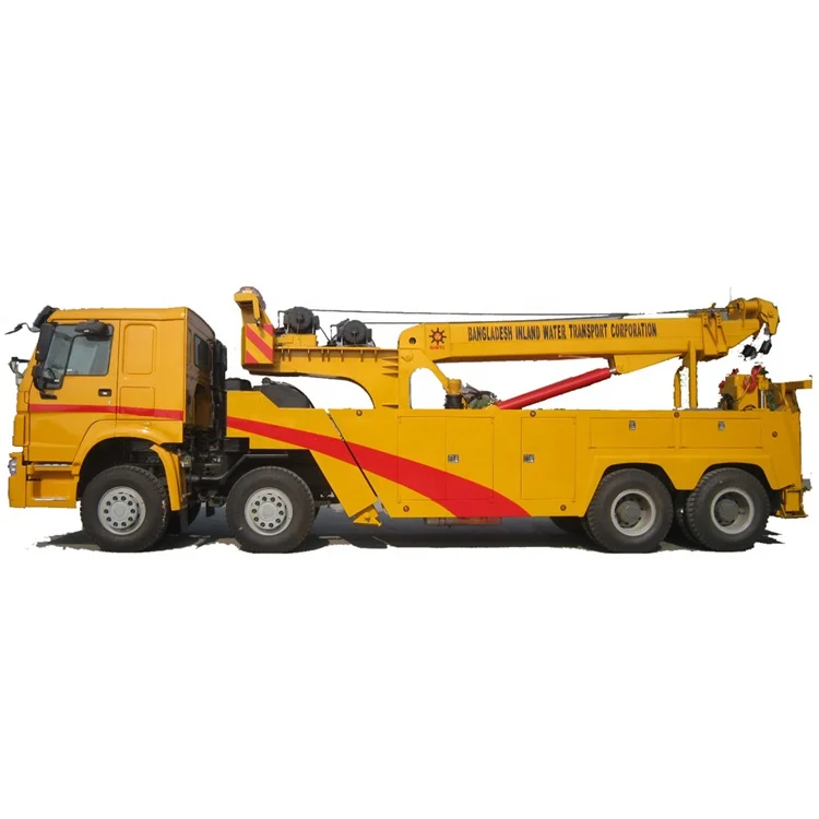  Тяжелый спасательный грузовик Howo эвакуатор тягач-тягач 4x6x4