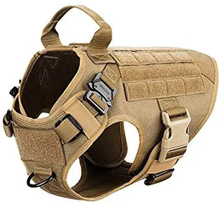 Оптовая продажа, роскошная индивидуальная защита от побега с логотипом, Регулируемый тактический тренировочный жилет для собак