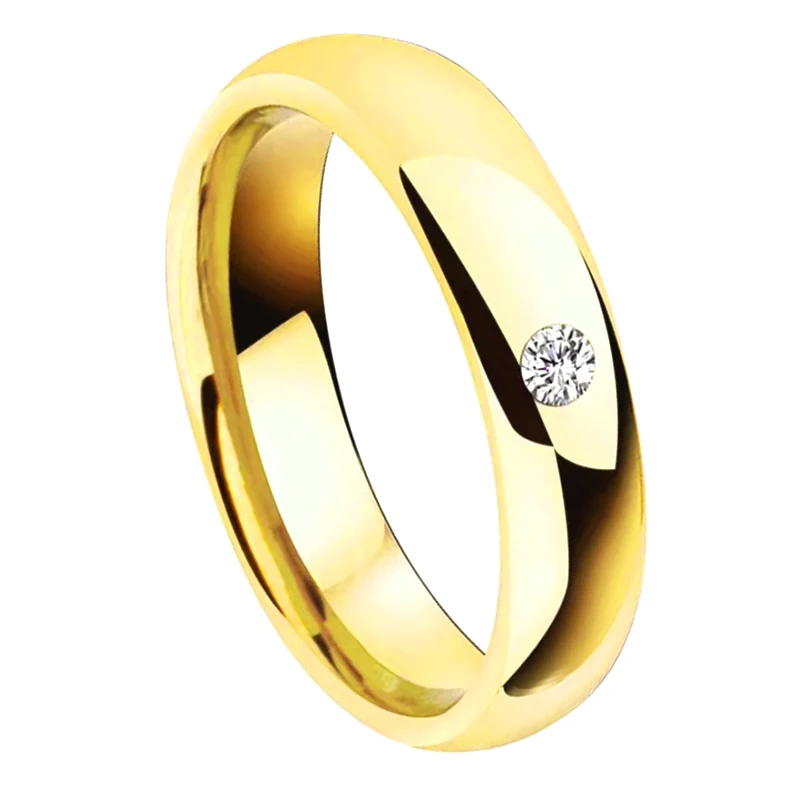 Модные ювелирные изделия из полированного вольфрама 18k брачное Золотое Кольцо обручальное кольцо для пары 2024