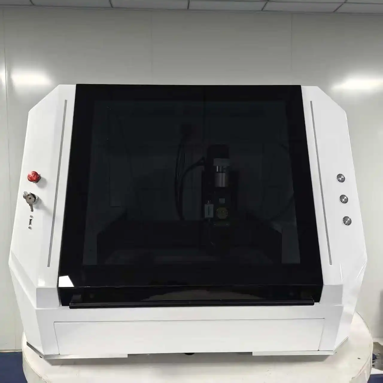 1 кВт 1000 Вт Высокоточный 6060 лазерный станок для резки волоконно-лазерный резак ювелирных изделий металлическое водяное охлаждение поддерживает AI PLT графический