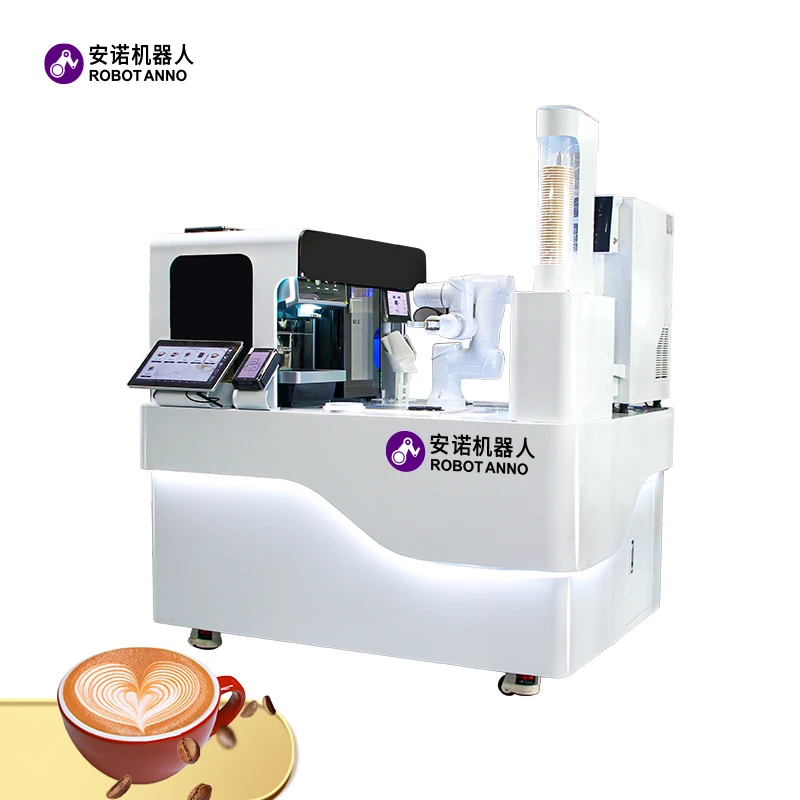 Anno Robot AI Intelligent Robot Engraved Barista Action Delicious Latte Coffee REobot Coffee Vending Machine