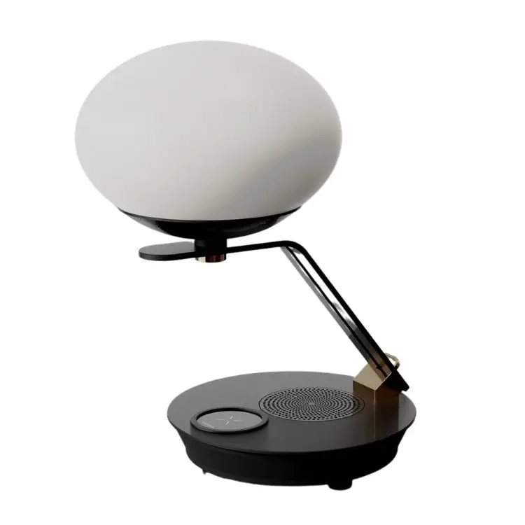 Оптовая продажа, светодиодная настольная лампа для чтения с беспроводным зарядным устройством и дистанционным управлением, настольная лампа для спальни