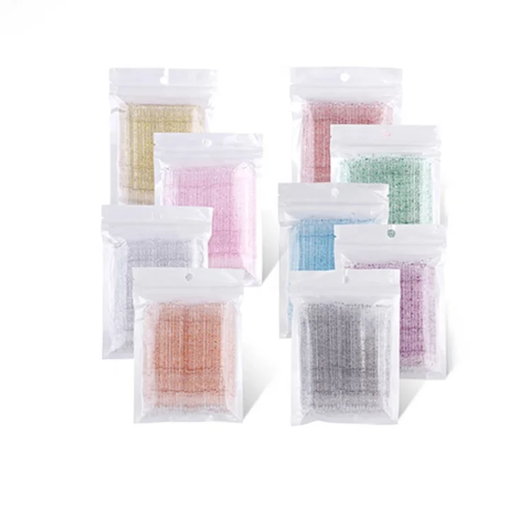 Wholesale cheap dental micro brush applicator lint free eyelash extension professional mirco makeup swabs