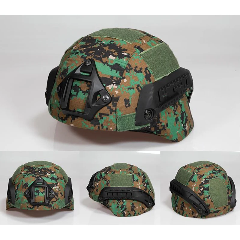 Tactical Helmet Cover Helmet Paintball Wargame Gear CS Helmet Cover Camouflage outdoor cover cloth Tactical Equipment