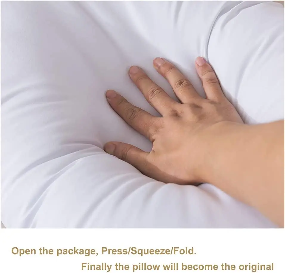 Custom High Quality Latex Large 137*50Cm 160*50Cm Adjustable Shredded Full Body Bed Pillow